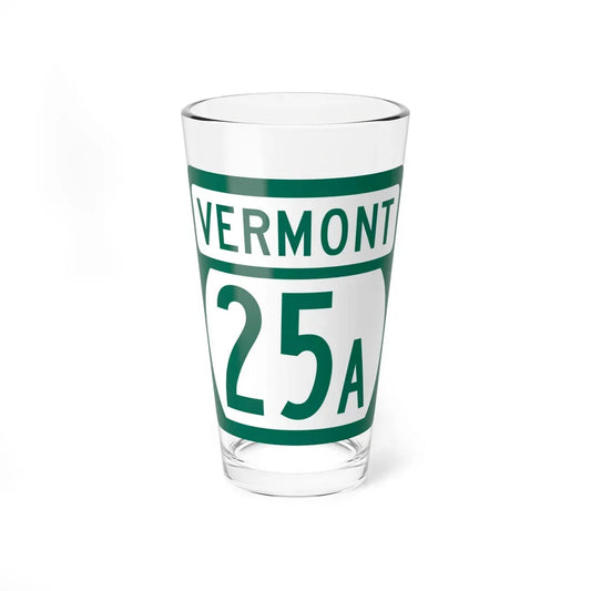 Vermont 25A (Vermont) (Road Sign) Pint Glass 16oz 16oz - Go Mug Yourself