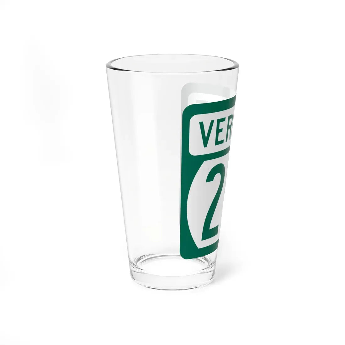 Vermont 25A (Vermont) (Road Sign) Pint Glass 16oz - Go Mug Yourself