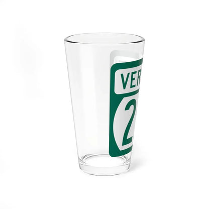 Vermont 25A (Vermont) (Road Sign) Pint Glass 16oz - Go Mug Yourself