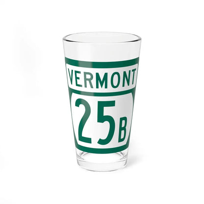 Vermont 25B (Vermont) (Road Sign) Pint Glass 16oz 16oz - Go Mug Yourself