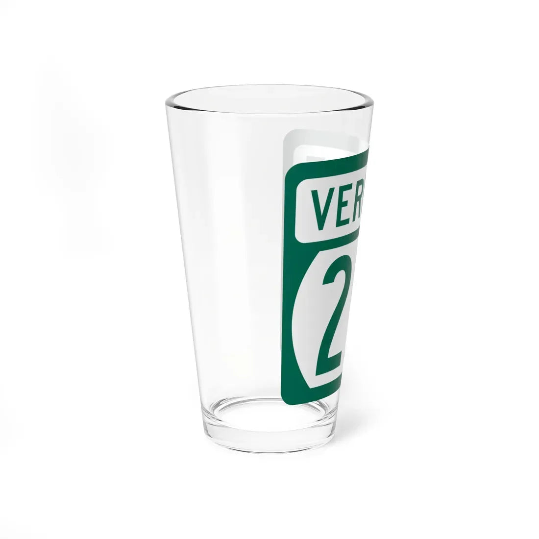 Vermont 25B (Vermont) (Road Sign) Pint Glass 16oz - Go Mug Yourself