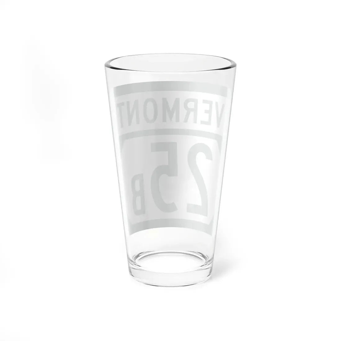 Vermont 25B (Vermont) (Road Sign) Pint Glass 16oz - Go Mug Yourself