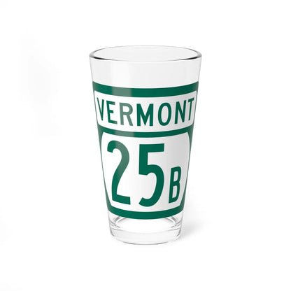 Vermont 25B (Vermont) (Road Sign) Pint Glss 16oz 16oz - Go Mug Yourself