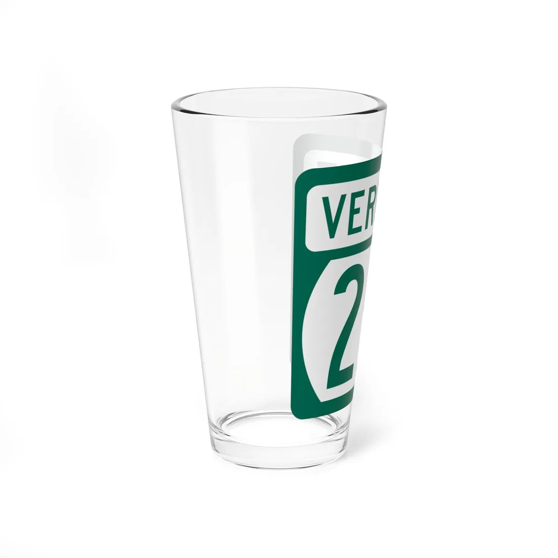 Vermont 25B (Vermont) (Road Sign) Pint Glss 16oz - Go Mug Yourself