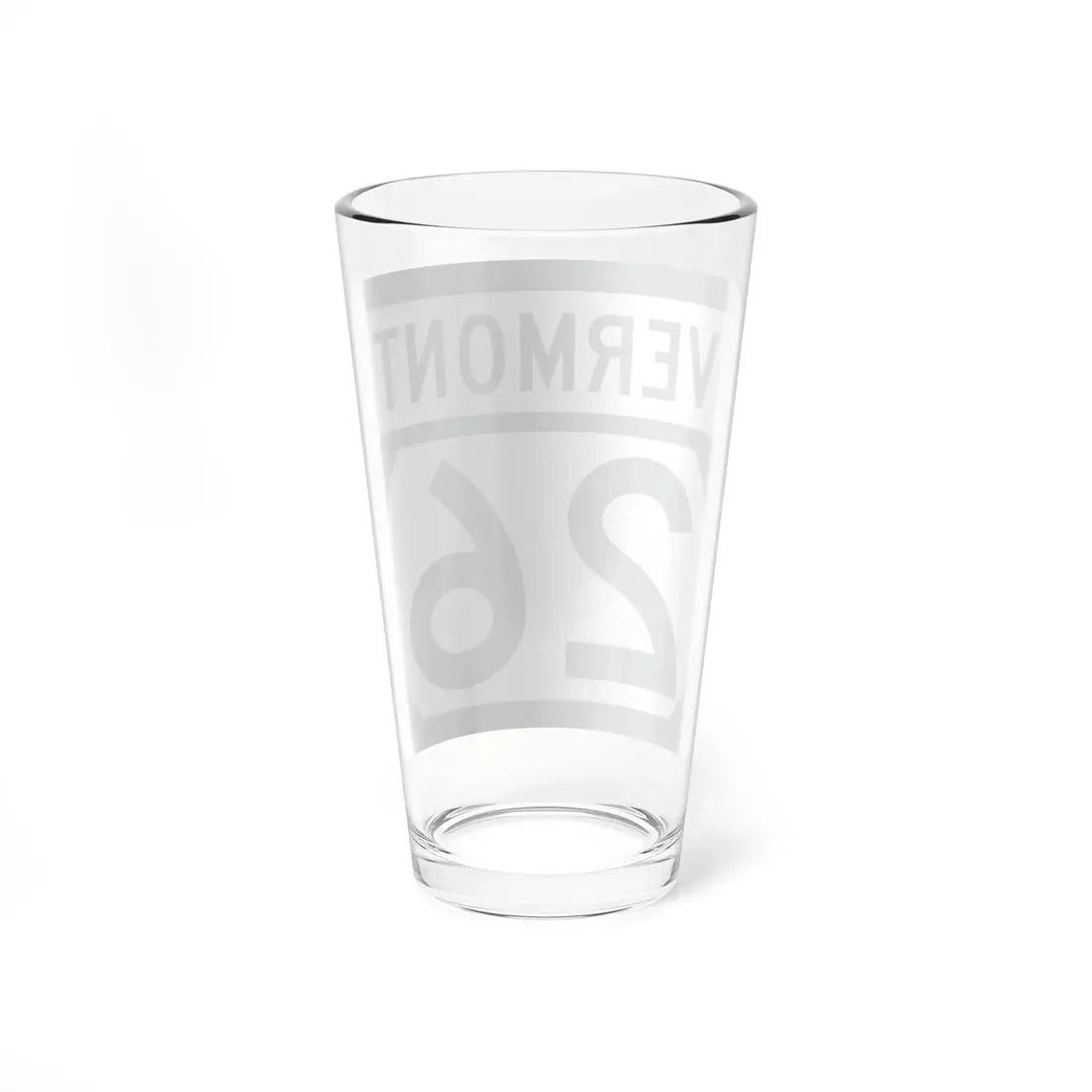 Vermont 26 (Vermont) (Road Sign) Pint Glass 16oz - Go Mug Yourself