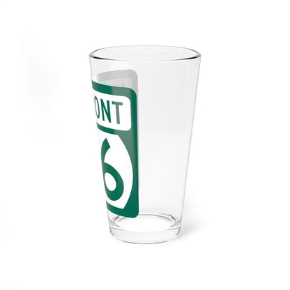 Vermont 26 (Vermont) (Road Sign) Pint Glass 16oz - Go Mug Yourself