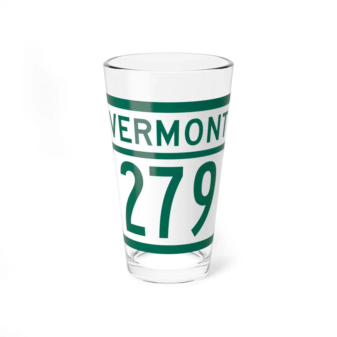Vermont 279 (Vermont) (Road Sign) Pint Glass 16oz 16oz - Go Mug Yourself
