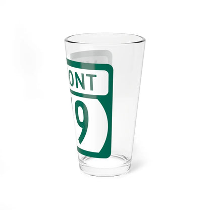 Vermont 279 (Vermont) (Road Sign) Pint Glss 16oz - Go Mug Yourself