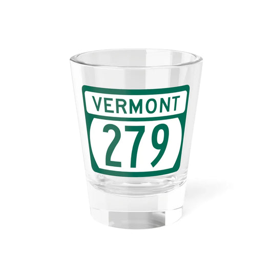 Vermont 279 (Vermont) (Road Sign) Shot Glass 1.5oz 1.5oz - Go Mug Yourself