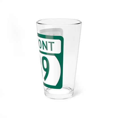 Vermont 289 (Vermont) (Road Sign) Pint Glss 16oz - Go Mug Yourself