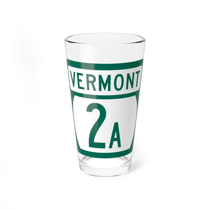 Vermont 2A (Vermont) (Road Sign) Pint Glass 16oz 16oz - Go Mug Yourself