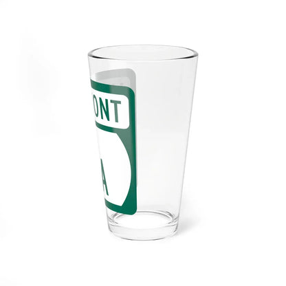 Vermont 2A (Vermont) (Road Sign) Pint Glass 16oz - Go Mug Yourself