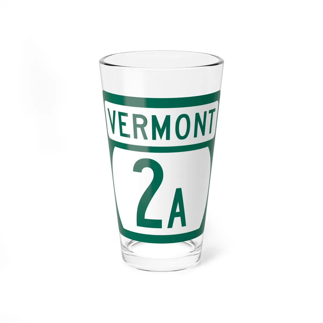 Vermont 2A (Vermont) (Road Sign) Pint Glss 16oz 16oz - Go Mug Yourself