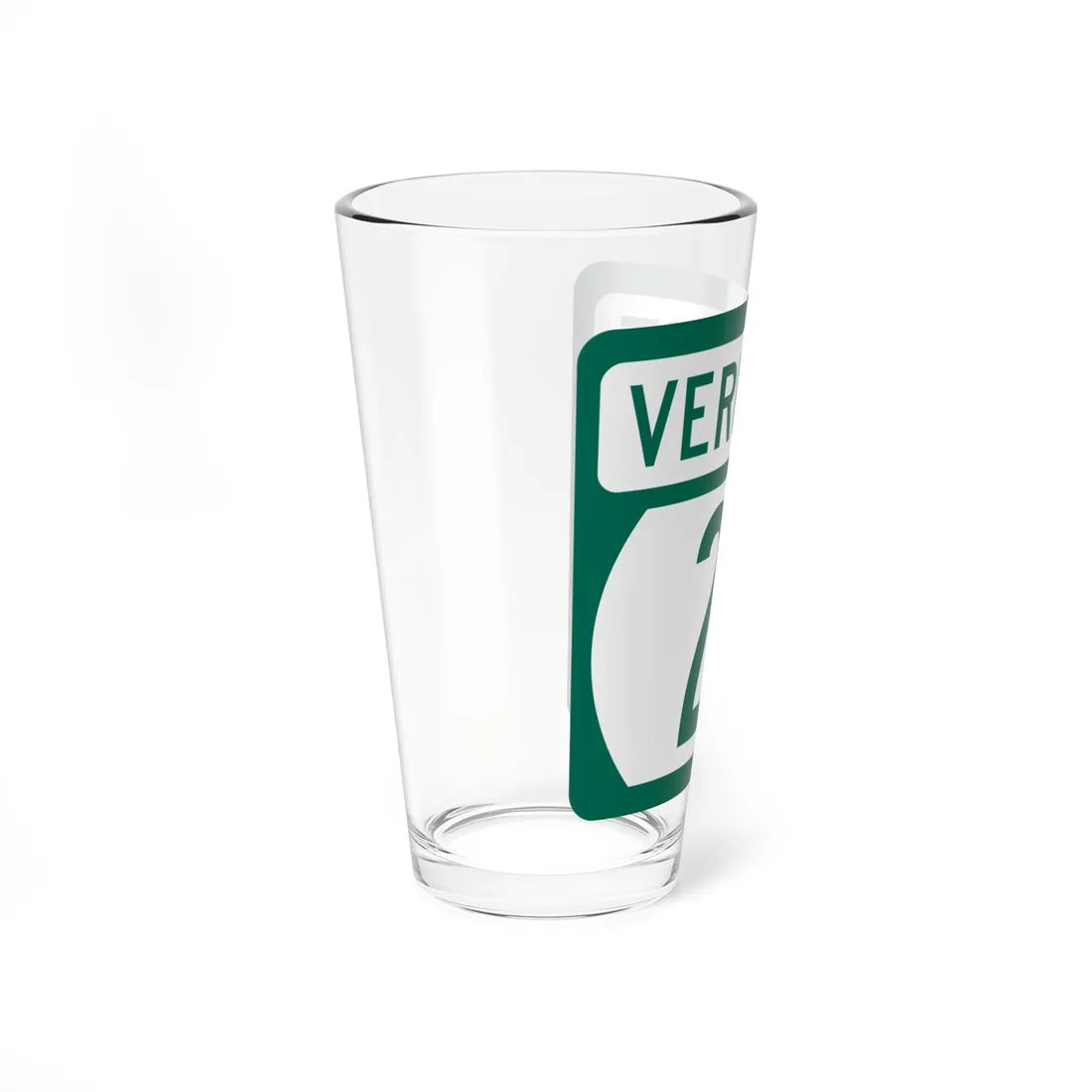 Vermont 2A (Vermont) (Road Sign) Pint Glss 16oz - Go Mug Yourself