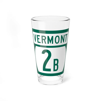 Vermont 2B (Vermont) (Road Sign) Pint Glss 16oz 16oz - Go Mug Yourself