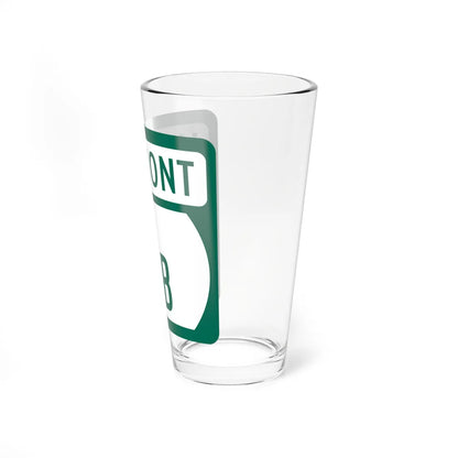 Vermont 2B (Vermont) (Road Sign) Pint Glss 16oz - Go Mug Yourself