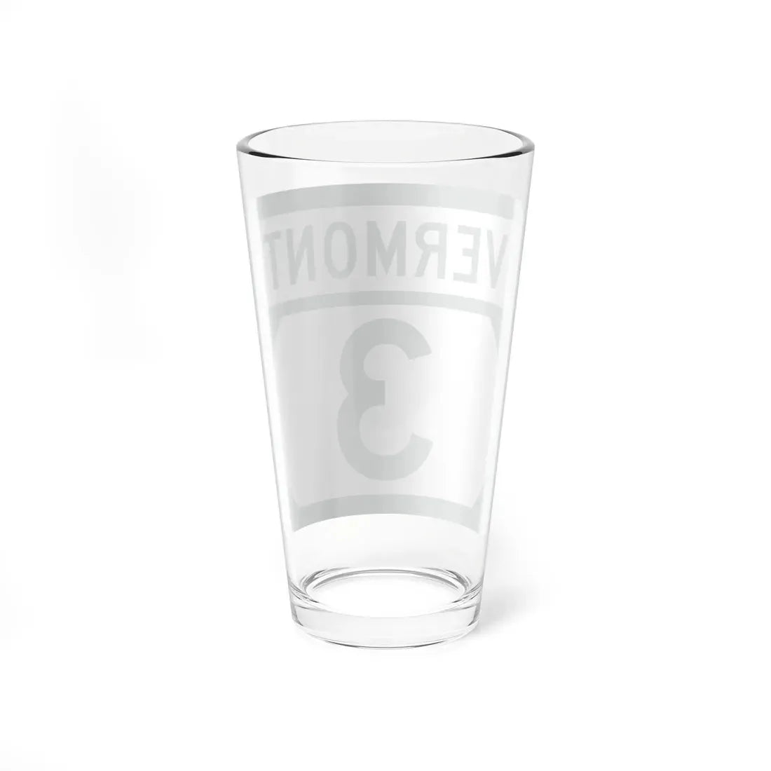 Vermont 3 (Vermont) (Road Sign) Pint Glass 16oz - Go Mug Yourself