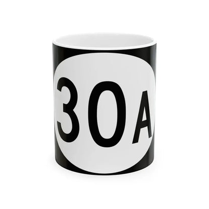 Vermont 30A (Vermont) (Road Sign) White Coffee Mug 11oz - Go Mug Yourself