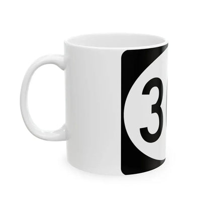 Vermont 30A (Vermont) (Road Sign) White Coffee Mug - Go Mug Yourself