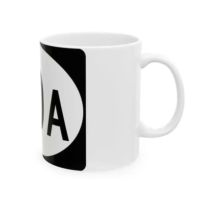 Vermont 30A (Vermont) (Road Sign) White Coffee Mug - Go Mug Yourself