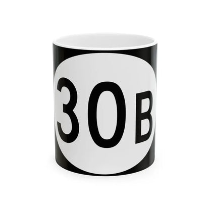 Vermont 30B (Vermont) (Road Sign) White Coffee Mug 11oz - Go Mug Yourself