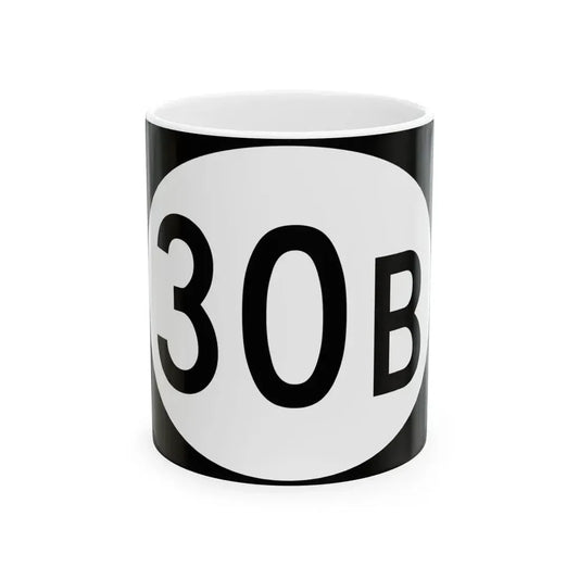 Vermont 30B (Vermont) (Road Sign) White Coffee Mug 11oz - Go Mug Yourself