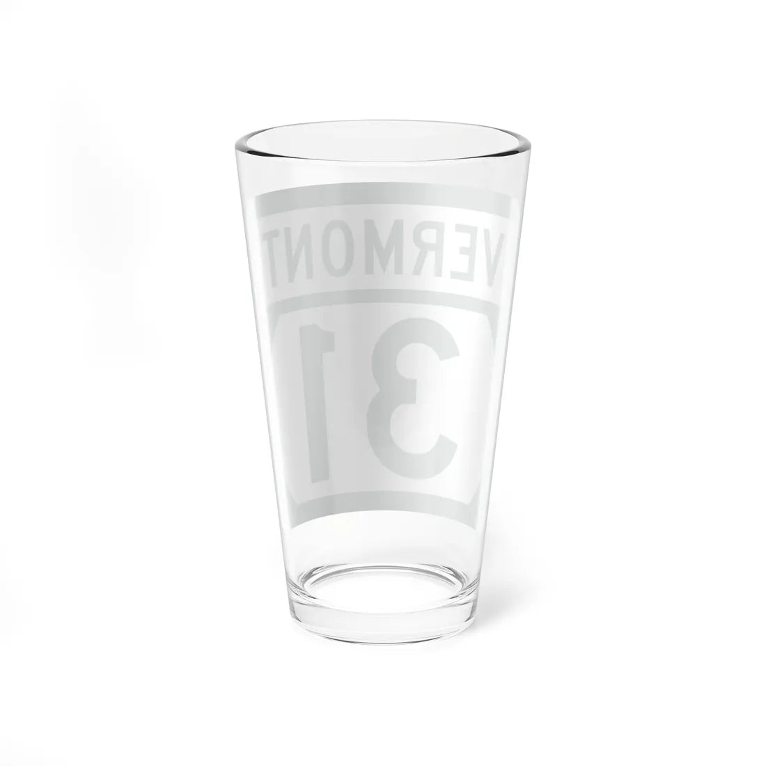 Vermont 31 (Vermont) (Road Sign) Pint Glss 16oz - Go Mug Yourself