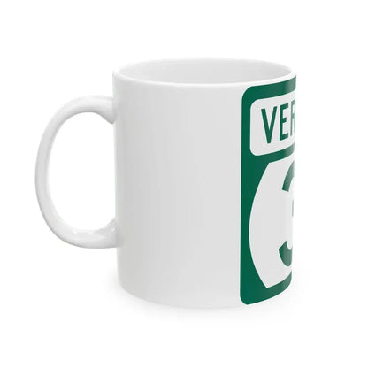 Vermont 31 (Vermont) (Road Sign) White Coffee Mug - Go Mug Yourself