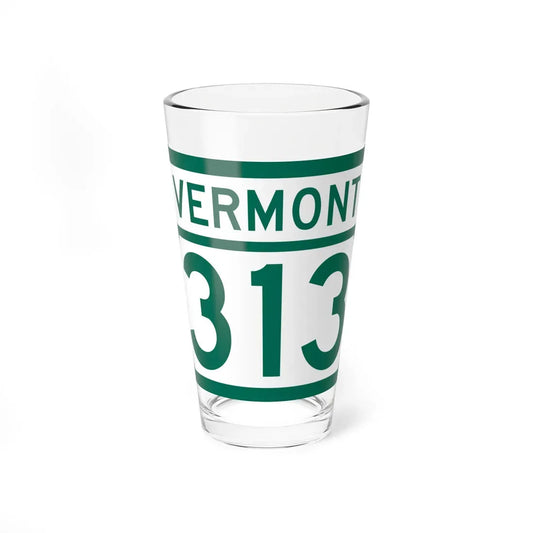 Vermont 313 (Vermont) (Road Sign) Pint Glass 16oz 16oz - Go Mug Yourself