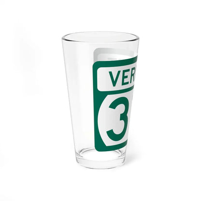 Vermont 313 (Vermont) (Road Sign) Pint Glass 16oz - Go Mug Yourself