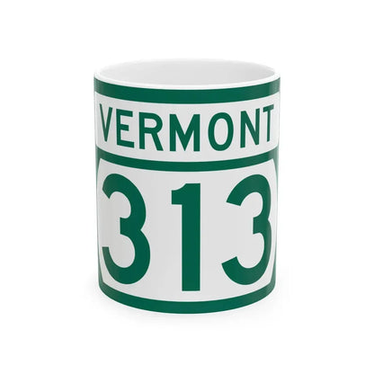Vermont 313 (Vermont) (Road Sign) White Coffee Mug 11oz - Go Mug Yourself