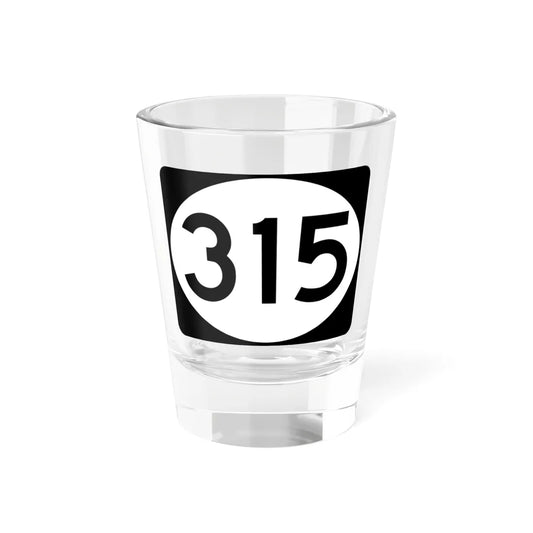 Vermont 315 town (Vermont) (Road Sign) Shot Glass 1.5oz 1.5oz - Go Mug Yourself