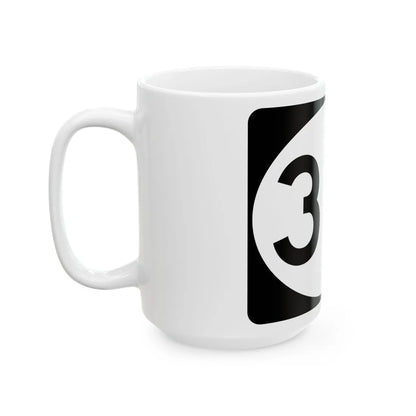 Vermont 315 town (Vermont) (Road Sign) White Coffee Mug - Go Mug Yourself