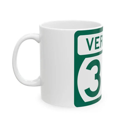 Vermont 315 (Vermont) (Road Sign) White Coffee Mug - Go Mug Yourself
