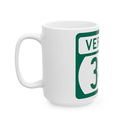 Vermont 346 (Vermont) (Road Sign) White Coffee Mug - Go Mug Yourself