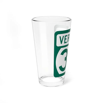 Vermont 35 (Vermont) (Road Sign) Pint Glss 16oz - Go Mug Yourself