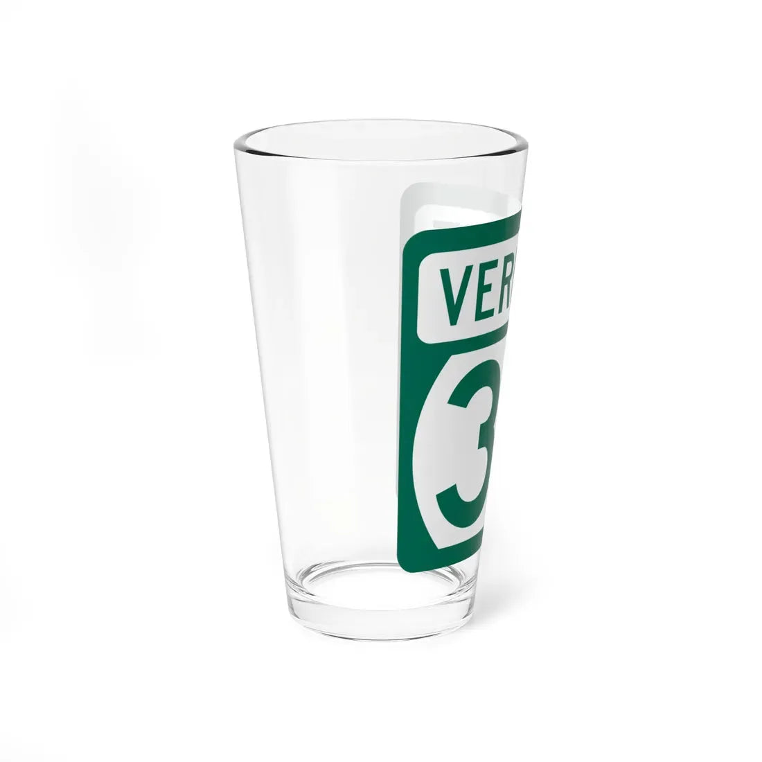 Vermont 36 (Vermont) (Road Sign) Pint Glass 16oz - Go Mug Yourself