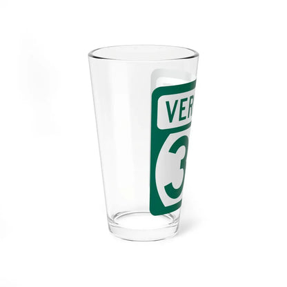Vermont 36 (Vermont) (Road Sign) Pint Glass 16oz - Go Mug Yourself