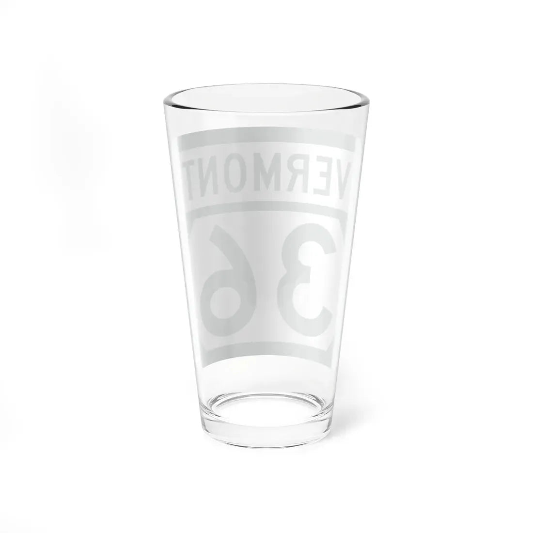Vermont 36 (Vermont) (Road Sign) Pint Glass 16oz - Go Mug Yourself