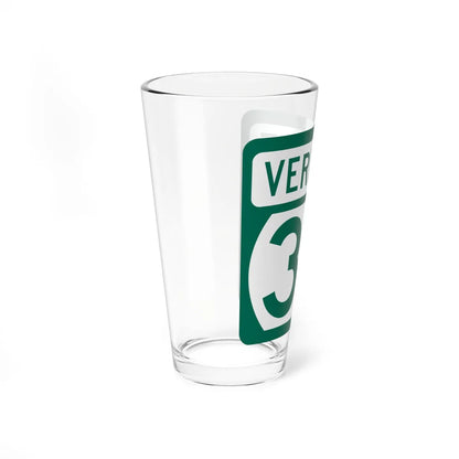 Vermont 36 (Vermont) (Road Sign) Pint Glss 16oz - Go Mug Yourself