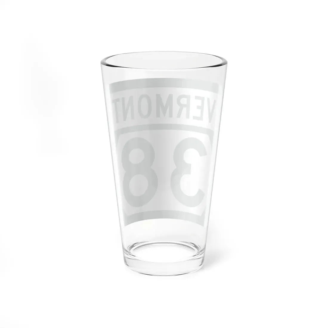 Vermont 38 (Vermont) (Road Sign) Pint Glass 16oz - Go Mug Yourself