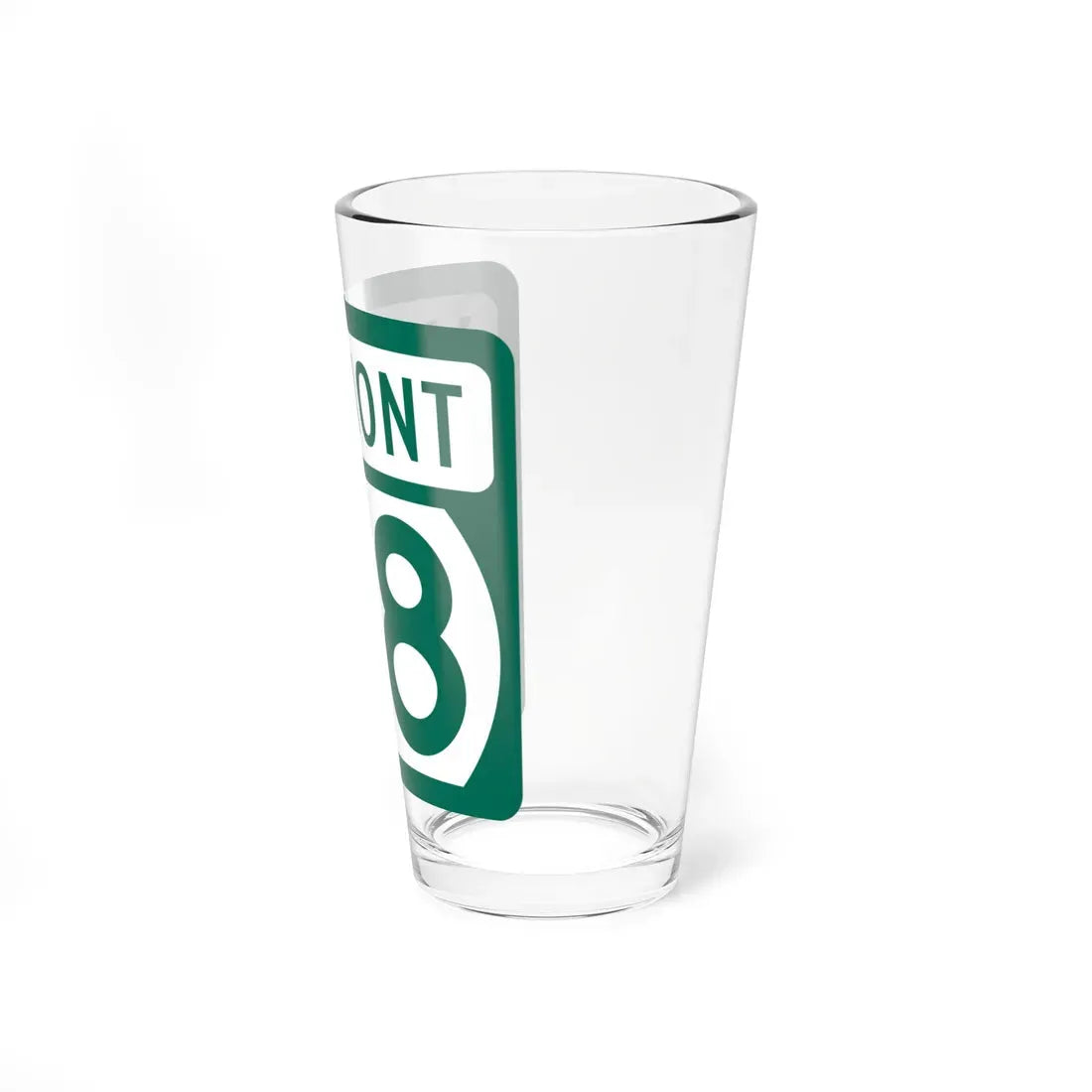 Vermont 38 (Vermont) (Road Sign) Pint Glass 16oz - Go Mug Yourself