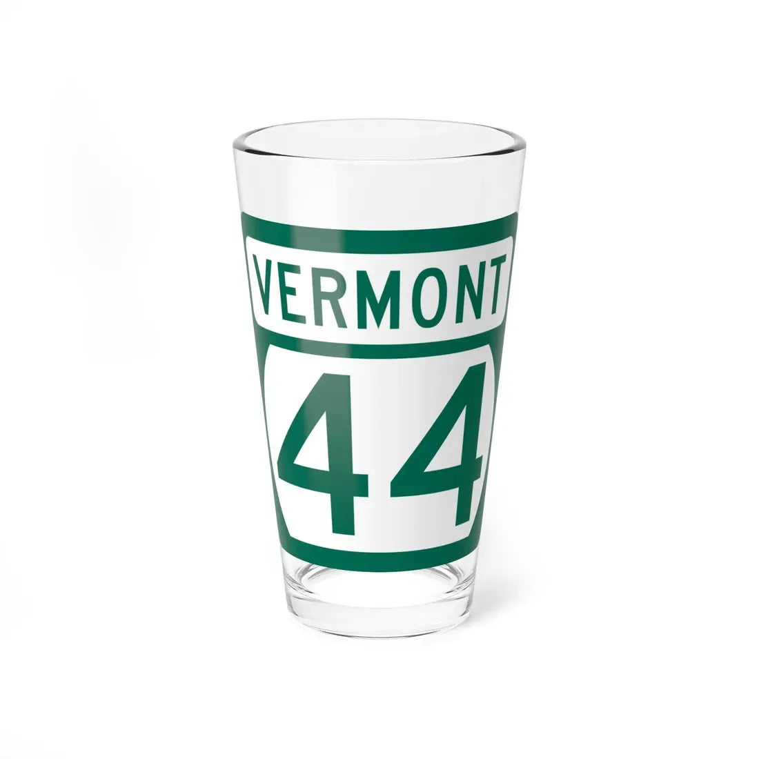 Vermont 44 (Vermont) (Road Sign) Pint Glass 16oz 16oz - Go Mug Yourself