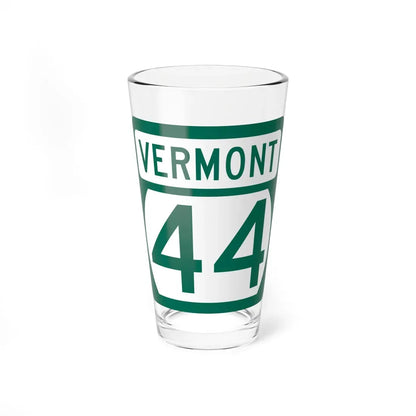 Vermont 44 (Vermont) (Road Sign) Pint Glass 16oz 16oz - Go Mug Yourself