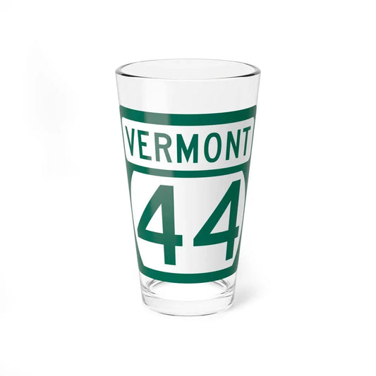 Vermont 44 (Vermont) (Road Sign) Pint Glass 16oz 16oz - Go Mug Yourself