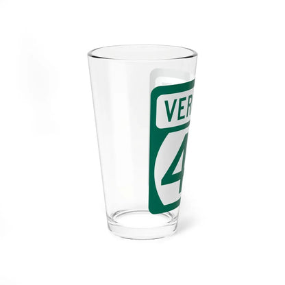 Vermont 44 (Vermont) (Road Sign) Pint Glass 16oz - Go Mug Yourself
