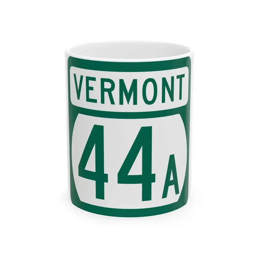 Vermont 44A (Vermont) (Road Sign) White Coffee Mug 11oz - Go Mug Yourself
