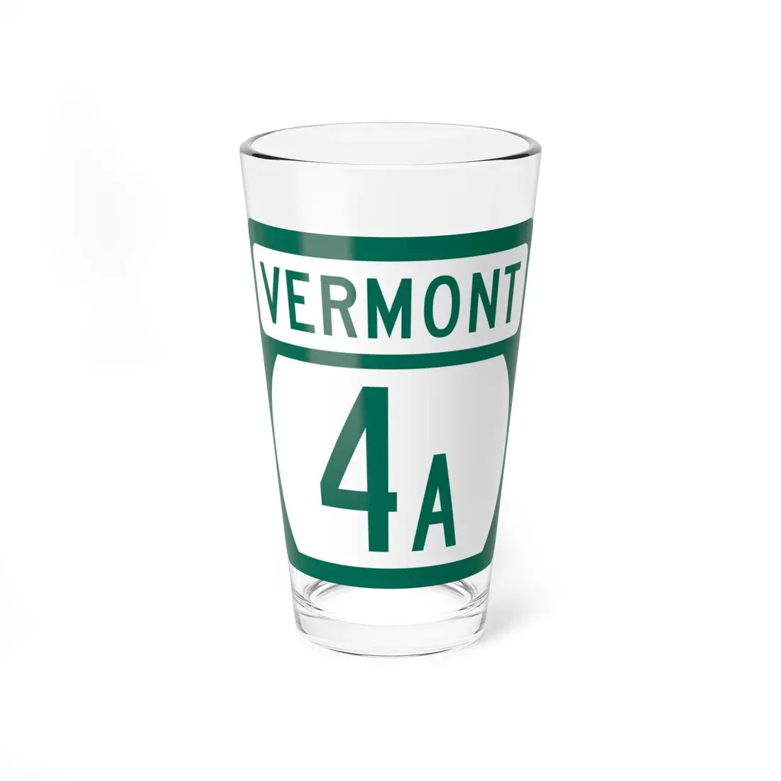 Vermont 4A (Vermont) (Road Sign) Pint Glass 16oz 16oz - Go Mug Yourself