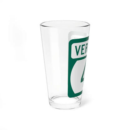 Vermont 4A (Vermont) (Road Sign) Pint Glss 16oz - Go Mug Yourself