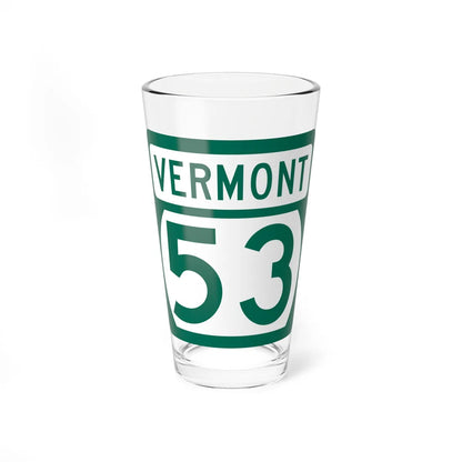 Vermont 53 (Vermont) (Road Sign) Pint Glss 16oz 16oz - Go Mug Yourself